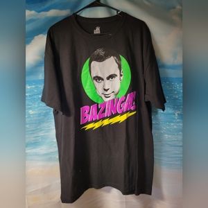 Ripple‎ Junction The Big Bang Theory Bazinga Sheldon Tshirt Size XL Unisex